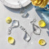 20pcs 50mm Clear Maple Leaf Crystal Chandelier Prism Pendant Parts, Suncatchers Hanging Crystals Beads for Chandelier
