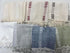 GOHD Country Road Tiers Kitchen Curtains, Boho Jacquard Stripe Tassel Bathroom Window Curtain, 3 Sizes, 100% Polyester