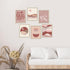 Boho Wall Decor Art Prints, 8x10 Set of 6 Modern Posters for Southwestern Desert Bedroom Decor