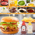 DF DUALFERV 12Pcs Lunch(25ml/0.88oz) DualFerv Mini Ketchup Bottles, Portable Mini Squeeze Bottle, Mini Sauce Condiment