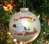 Tree Buddees I'm Dreaming of a White Christmas Funny Melting Snowman Glass Ornament