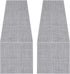Grey Burlap Table Runners 2 Packs, 14"x72" Rustic Farmhouse Decor for Dining, Wedding, and Coffee Tables
