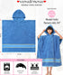 8-14,Thick 600GSM 100% VOOVA & MOVAS Hooded Towels for Boys Age | Large | Cotton Poncho Towel, Ultra-Soft | Absorbent