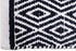 Ramanta Home 100% Cotton Diamond Rug, 21x34 Hand Woven Reversible Washable Rug - Navy, for Bathroom, Entry, Living Room