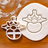 Set of 3 Vertebrae Cookie Cutters (Designs: Cervical, Lumbar, Thoracic Vertebra) - Bakerlogy