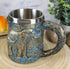 Ebros 12oz Animal Totem Spirit Safari Elephant And Calf Family Mug - Rustic Textured Tree Bark Design