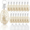 Hicarer Baptism Our Lady of Guadalupe Wood Design Keychain with Organza Gift Bags for Baptism
