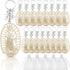 Hicarer Baptism Our Lady of Guadalupe Wood Design Keychain with Organza Gift Bags for Baptism