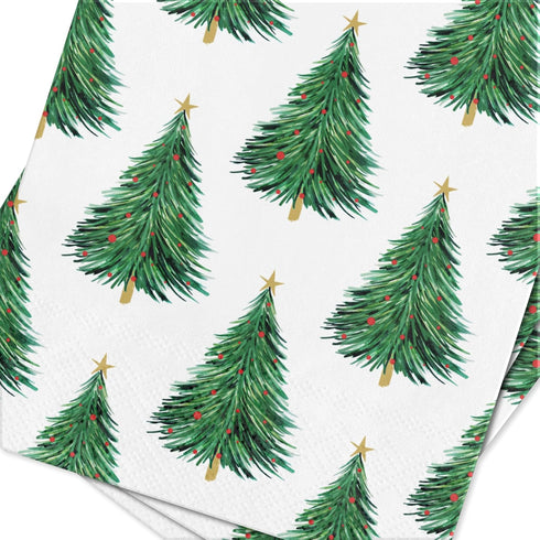 50-Count American Greetings Christmas Guest Paper Hand Towels (Christmas Trees)