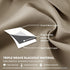 Deconovo Blackout Curtains, Room Darkening Thermal Insulated Drapes, 2 Panels 38W x 54L Inch Taupe