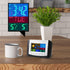 RCA Weather Station Alarm Clock, Full-Color Display with Time, Date, Temperature, Humidity, and Weather Forecast
