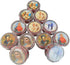 Twelve (12) Rose Scented Catholic Rosaries Necklaces in Gift Boxes