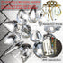 Pack 12 H&D of Clear Crystal Chandelier Lamp Lighting Drops Pendants Balls Prisms Hanging Glass Prisms Parts Suncatcher