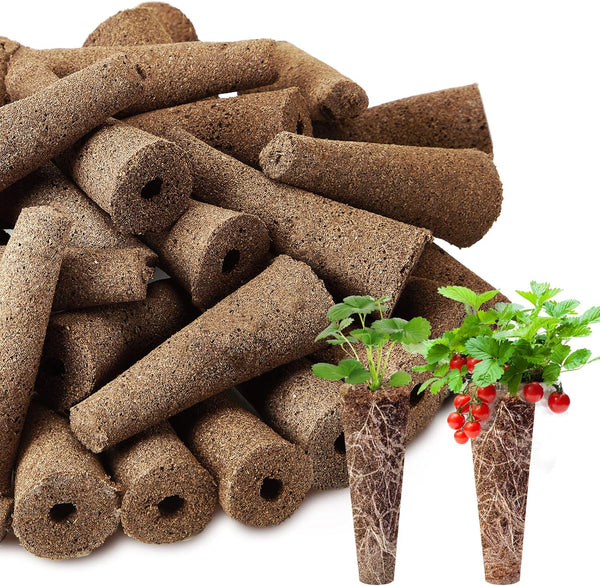 Chumia 200 Pcs Hydroponics Grow Sponges Replacement Root Growth Sponges Pods Kit