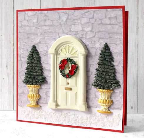 Katy Sue Classic Door Silicone Mold for Cake Decorating and Crafts