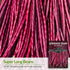 2 Packs Survival Garden Seeds - Red Noodle Asparagus Bean Seed for Planting - with Instructions to Plant and Extremely