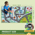 32"x60" 2pcs, BEQHAUSE Kids Rug City Life, Educational Road Traffic Kids Rug Non Slip Washable Play Mat Carpets