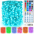 BrizLabs Fairy String Lights, 33ft 100 LED Color Changing Patriotic Fairy Lights