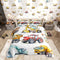 Erosebridal Kids Excavator Comforter Set Twin Size, Retro Truck Down Comforter for