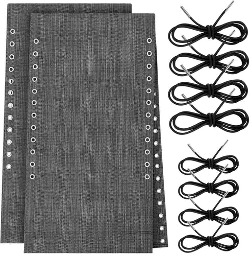 Queekay 2 Pcs Gravity Chair Replacement Fabric with 8 Bungee Cord Lounge