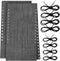 Queekay 2 Pcs Gravity Chair Replacement Fabric with 8 Bungee Cord Lounge