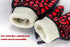 J H Heat Resistant Oven Glove: EN407 Certified 932 °F, Silicone Coating, Oven Mitts for Cooking, Grilling, Camping