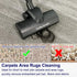 Portek Turbo Brush Compatible with Miele Vacuum Cleaners, Air-Driven Turbine Floor Head Attachment, for Carpets Area