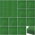 Nuanchu 12 Pieces 12 x 12 Inch Artificial Grass Square Mats Fake
