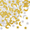 400 Pieces Glitter Star and Moon Paper Confetti - Double Side Table Paper Sequin for Wedding Birthday Party Decor