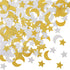 400 Pieces Glitter Star and Moon Paper Confetti - Double Side Table Paper Sequin for Wedding Birthday Party Decor