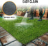 Waterproof Easy-Clean Solid Grass Design Indoor/Outdoor Rug, 2'7'' x 4', Green Runner