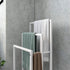 3-Tier 3 BOFENG White Metal Towel Rack Bars Freestanding Towel Holder Drying Shelf Stand Towel Bar Storage Ladder