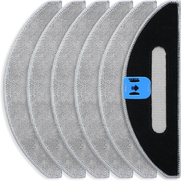 6 Pack Replacement Mop Pads for iRobot Roomba Combo i5 & j5 Series, Microfiber Cleaning Pads, Replacement Accessories