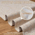 48 Inches yuboo Spring Boho Table Runner Short, Dresser Runner Cover Top, Beige Macrame Coffee Table Runners for Living