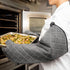 BestGuard Commercial Heat Protection Oven Mitts by Carlisle FoodService Products, 24" Length, Black, Up to 450° F (Pair)