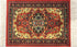 Carpet Coasters, Set of 4, Turkish Rug Style Table Drink Mats, Absorbent Kitchen and Dining Accessories