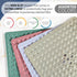 Yimobra Non Slip Shower Stall Mat, 21x21 Inch, Soft Square Bath Mat with Suction Cups and Drain Holes