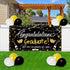 90shine Graduation Decorations - Class of 2025 Lighted Congrats Grad Banner, 25PCS Black Party Supplies