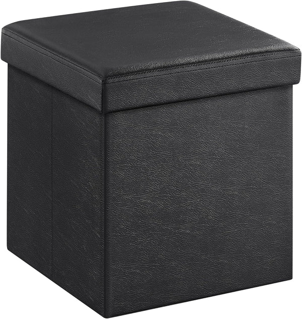 SONGMICS MAZIE Collection - 15 Inches Ottoman with Storage, Footstool, Storage Ottoman,
