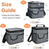 Tirrinia Insulated Lunch Bag, Leakproof Lunch Box for Adults and Kids, Soft Cooler Bag for Work, School, Picnic,