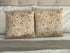 Original Timeless Design Yellow Watercolor Floral Set of 2, 18x18 inch Double-Sided Print Soft Cotton Canvas Throw