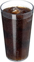 Carlisle FoodService Products 52168107 Stackable Shatter-Resistant Plastic Tumbler, 16 oz., Clear, Pack of 6