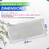 Microwave Filter Replacement, 5.78" x 12.91", Fits W10208631A Whirlpool, Aluminum Mesh Screen Grease Filter