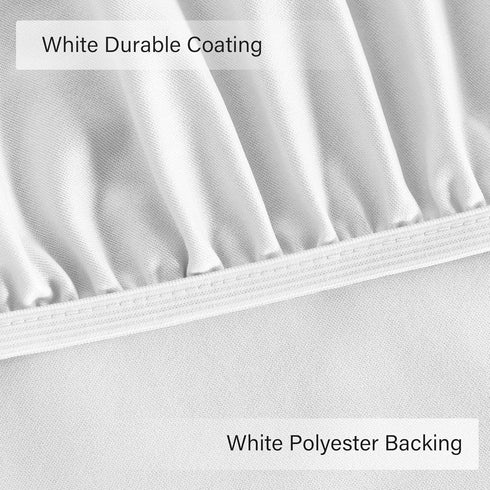 Obstal Fitted Round Table Cloth, Reversible Waterproof Stain Resistant Table Cover for Round Tables
