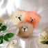 Crochet Scrubbies Collection Dish Wash Cloth, Double Layered Korean Susemi No Odor Dish Sponge (Teddy Bear 3PCS)