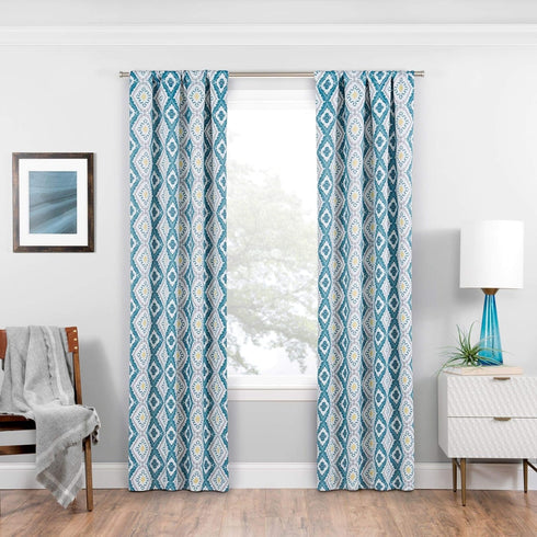 ECLIPSE Morrow Room Darkening Curtains for Bedroom, 37" x 63" Thermal Insulated Light Blocking Single Panel