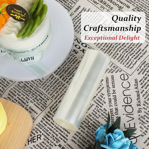 Cake Collar - 4 x 394inch Transparent Acetate Roll, Professional Sheets for Baking and Cake Wrapping