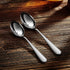 KEAWELL Premium Louise Spoons Set, Set of 4, 18/10 Stainless Steel, Exceptional Mirror Finish, Dishwasher Safe (7.7"