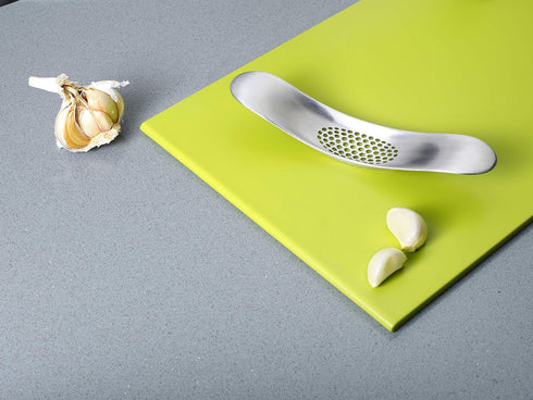 Joseph Joseph Stainless Steel Garlic Crusher - Dishwasher Safe Mincer