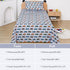 4 Set Sets- Viviland Pieces Boys Grey Full Sheet - Soft Microfiber Fitted Flat Sheets & Pillowcases - Retro Train Print